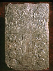 Placca di conteggio di Tenochtitlan, Tempio Maggiore